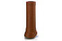 Вентиляционная труба Vilpe 100/ИЗ/500, коричневая