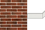 Декоративный кирпич White Hills Терамо брик угловой элемент цвет 351-45