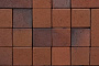 Клинкерная брусчатка мозаичная (4 части) ABC Eisenschmelz-bunt-geflammt, 240*60/60*60*62 мм