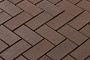 Тротуарная клинкерная брусчатка Vandersanden Salerno коричневая, 200*100*52 мм
