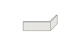 Клинкерная плитка угловая ручной формовки Feldhaus Klinker WFD 14 W696 sintra crema duna 215*65*115*14 мм