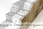 Гибкая связь-анкер Гален БПА-210-4-2П для кирпичной кладки в малоэтажном строительстве, 4*210 мм