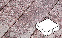 Плитка тротуарная Готика, City Granite FINERRO, Квадрат, Сансет, 300*300*60 мм