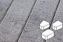 Плитка тротуарная Готика Natur, Веер, Монохром, комплект 3 шт, толщина 60 мм