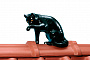 Декоративный элемент BRAAS Кот, темно-коричневый, 25 см