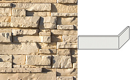 Облицовочный камень White Hills Уайт Клиффс угловой элемент цвет 152-15