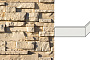 Облицовочный камень White Hills Уайт Клиффс угловой элемент цвет 152-15