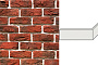 Декоративный кирпич White Hills Бремен брик угловой элемент цвет 305-75