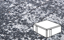 Плитка тротуарная Готика, Granite FINO, Квадрат, Диорит, 100*100*80 мм
