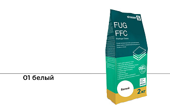 Сухая затирочная смесь strasser FUG FFC для узких швов 01 белый, 2 кг