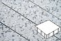 Плитка тротуарная Готика, Granite FINERRO, Квадрат, Грис Парга, 300*300*60 мм