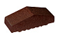 Клинкерный заборный элемент полнотелый King Klinker 02 Brown-glazed, 180/120*65*58 мм