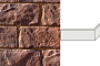 Облицовочный камень White Hills Шеффилд угловой элемент цвет 432-45, 12,4*33 см