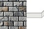 Облицовочный камень White Hills Шеффилд угловой элемент цвет 436-85, 6,5*17,5; 2,5*12,5 см