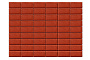Плитка тротуарная BRAER Прямоугольник красный, 200*100*60 мм