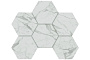 Мозаика Hexagon Estima Montis MN01, полированный 285*250 мм
