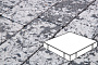 Плитка тротуарная Готика, Granite FINERRO, Квадрат, Диорит, 500*500*100 мм