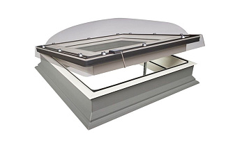 Окно для плоских крыш FAKRO DMC-C P2 с куполом, 800*800 мм