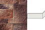 Облицовочный камень White Hills Бремар угловой элемент цвет 488-45