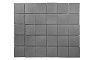 Плитка тротуарная BRAER Лувр серый, 100*100*60 мм