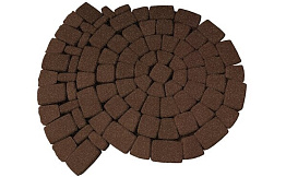 Плитка тротуарная SteinRus Классико, Native, коричневый, толщина 60 мм