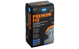 Эластичный клей Kesto Premium Fix для крупноформатного керамогранита и камня, 25 кг