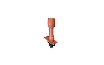 Дефлектор канализационного стояка для плоской черепицы BRAAS, D110 мм, графит
