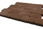 Плитка тротуарная SteinRus Инсбрук Альт А.1.Фсм.4, гладкая, коричневый, толщина 40 мм