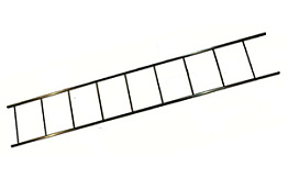 Секция фасадной лестницы Borge оцинкованная RR 32, 1,8 м