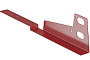 Универсальный кронштейн Borge для снегозадержателя для кровли из композитной черепицы оцинкованный RAL 9005, 558*149 мм
