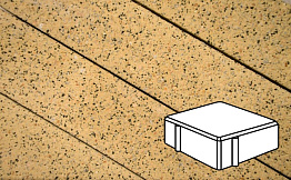 Плитка тротуарная Готика, City Granite FERRO, квадрат, Жельтау, 150*150*100 мм