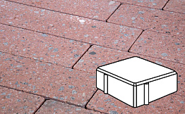 Плитка тротуарная Готика, Granite FINO, Квадрат, Травертин, 100*100*80 мм
