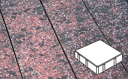 Плитка тротуарная Готика, City Granite FINO, квадрат, Дымовский, 150*150*100 мм