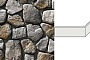 Облицовочный камень White Hills Хантли угловой элемент цвет 606-85