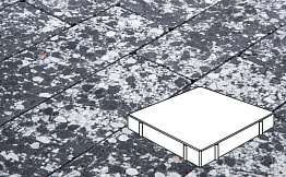 Плитка тротуарная Готика, Granite FINO, Квадрат, Диорит, 600*600*100 мм