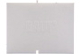 Вентиляционно-осушающая коробочка Baut белая, 80*60*12 мм