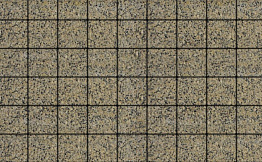 Плитка тротуарная Квадрум (Квадрат) Б.3.К.8 Гранит + желтый с черным