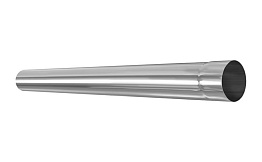 Водосточная труба Aquasystem оцинкованная сталь для системы D 125/90, 1 м
