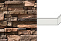 Облицовочный камень White Hills Уайт Клиффс угловой элемент цвет 152-95