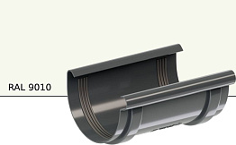 Соединитель желоба KROP PVC для системы D 130/90 мм, RAL 9010