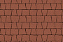 Плитка тротуарная Антик Б.3.А.6 гладкий красный