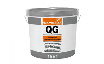 Кварцевый грунтовочный раствор quick-mix QG, 15 кг