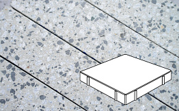 Плитка тротуарная Готика, Granite FINERRO, Квадрат, Грис Парга, 500*500*120 мм