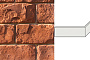 Облицовочный камень White Hills Шеффилд угловой элемент цвет 434-45, 12,4*33 см