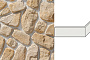 Облицовочный камень White Hills Хантли угловой элемент цвет 606-25