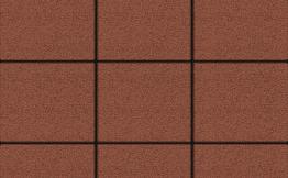Плитка тротуарная Квадрат (ЛА-Линия) Б.1.К.6 Гранит красный 300*300*60 мм