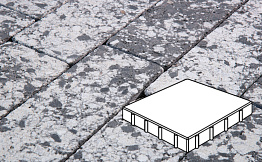 Плитка тротуарная Готика, City Granite FINERRO, Квадрат, Диорит, 400*400*100 мм
