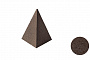 Бетонная Пирамида ВЫБОР гранит цвет с пигментом коричневый (без подставки) 540*540*700 мм