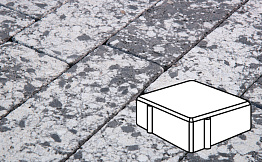 Плитка тротуарная Готика, Granite FINERRO, Квадрат, Диорит, 100*100*60 мм