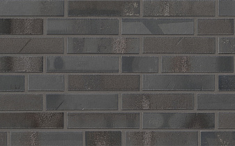 Клинкерная плитка Stroeher Brickwerk, 650 eisenschwarz, 240*52*12 мм